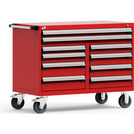 Rousseau Metal® Mobile Cabinet 10 Drawers 48