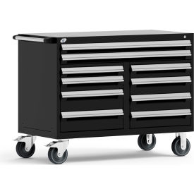 Rousseau Metal® Mobile Cabinet 10 Drawers 48