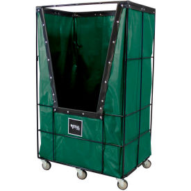 Royal Basket Trucks® Bulk Wire Truck 40 Cu Ft Green Vinyl R48-EEX-BWE-4UNN
