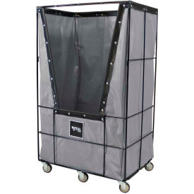 Royal Basket Trucks® Bulk Wire Truck 40 Cu Ft Gray Vinyl R48-GGX-BWE-4UNN