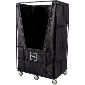 Royal Basket Trucks® Bulk Wire Truck 40 Cu Ft Black Vinyl R48-KKX-BWE-4UNN