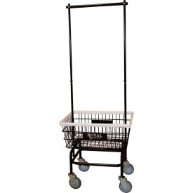Royal Basket Trucks® Wire Cart Small Double Hanger R27-BKX-W2A-5UNN
