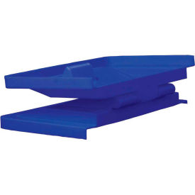 Royal Basket Trucks® Poly Hinged Lid 20 Bu Blue - R20-BLX-LDN R20-BLX-LDN