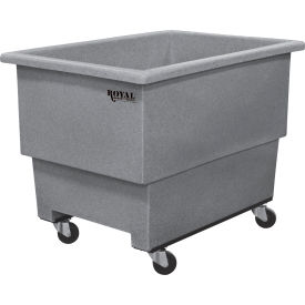 Royal Basket Trucks® Bull Cart 26.5 Cu Ft Granite Gray - R18-GRG-BUA-4HNN R18-GRG-BUA-4HNN