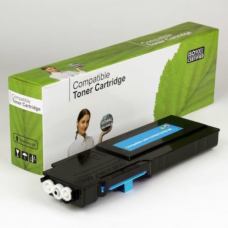 Remanufactured Compatible Toner For C3760, Cyan, 9K Pages MPN:331-8432