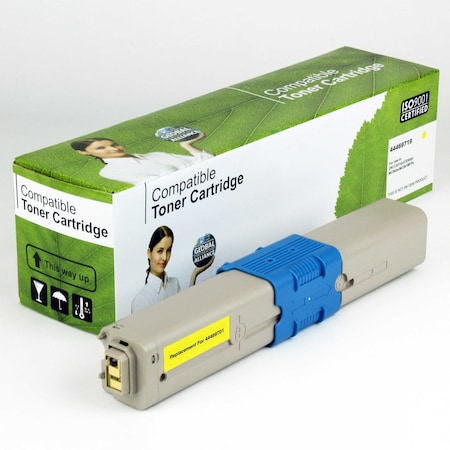Toner For C330 44469701, Yellow, 3K Pages MPN:44469701