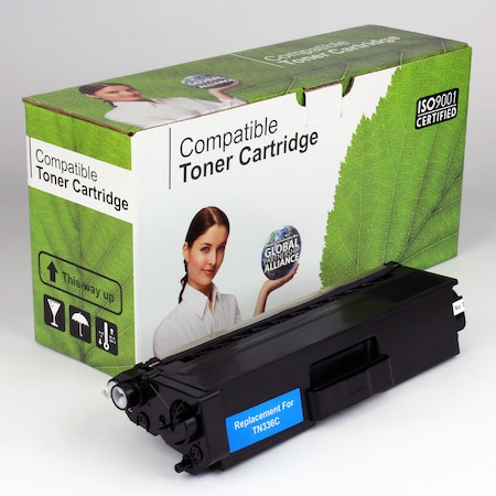 Toner For TN336C, Cyan, 3.5K Pages MPN:TN336C