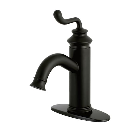 Single Handle LS5410RL Single Handle Monoblock Lavator, Single Hole Mount, Matte Black 1 Hole MPN:LS5410RL
