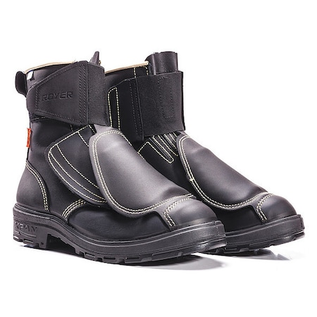 Men's 8-Inch Work Boot, 4 1/2, Aluminum Toe, 8 in H, Black, 12002XP MPN:12002XP-4.5