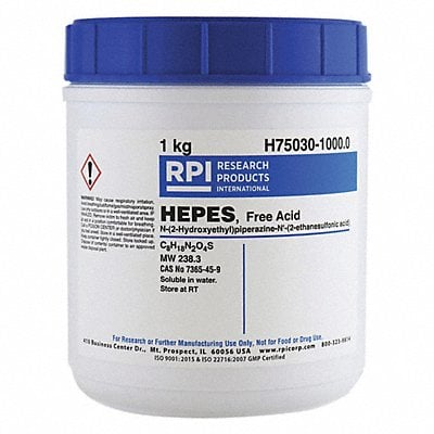HEPES Free Acid 1kg MPN:H75030-1000.0