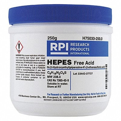 HEPES Free Acid 250g MPN:H75030-250.0
