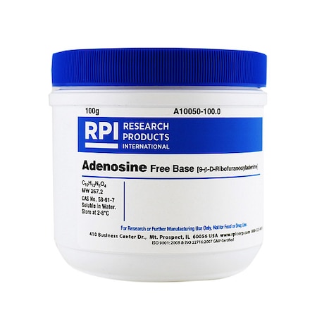Adenosine, Free Base, 100g MPN:A10050-100.0
