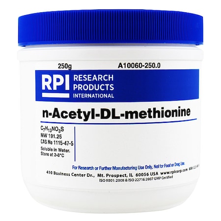 n-Acetyl-DL-methionine, 250g MPN:A10060-250.0