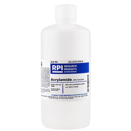 Acrylamide, 40 Percent Solution, 500mL MPN:A11265-500.0