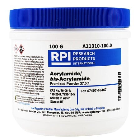 Acrylamide/bis-Acryl, 37.5:1 Powder, 100g MPN:A11310-100.0