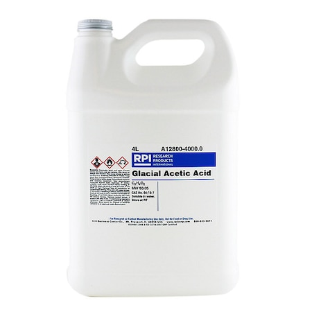 Acetic Acid, Glacial, 4L MPN:A12800-4000.0