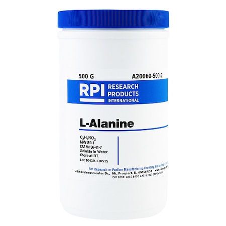 L-Alanine, USP Grade, 500g MPN:A20060-500.0
