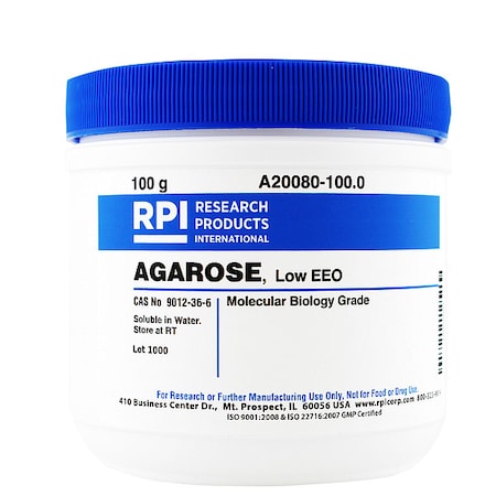 Agarose, Low EEO, 100g MPN:A20080-100.0