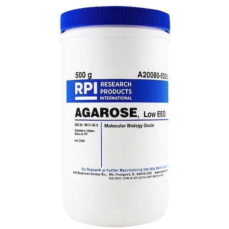 Agarose, Low EEO, 500g MPN:A20080-500.0