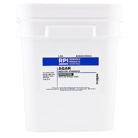 AGAR, Granulated, 5Kg MPN:A20250-5000.0