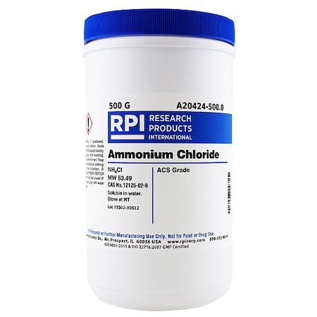Ammonium Chloride, 500g MPN:A20424-500.0