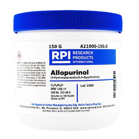 Allopurinol, 150g MPN:A21000-150.0