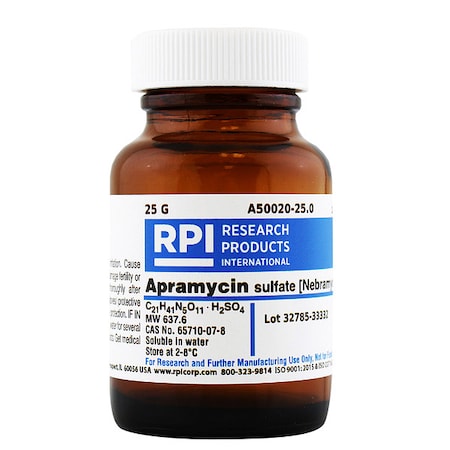 Apramycin Sulfate (Nebramycin II), 25g MPN:A50020-25.0