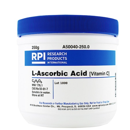 L-Ascorbic Acid (Vitamin C), 250g MPN:A50040-250.0