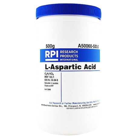 L-Aspartic Acid, 500g MPN:A50060-500.0