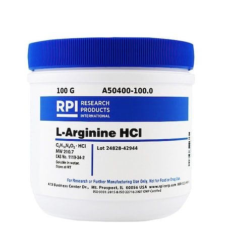L-Arginine Monohydrochloride, 100g MPN:A50400-100.0
