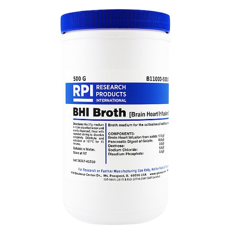 Brain Heart Infusion Broth, 500g MPN:B11000-500.0