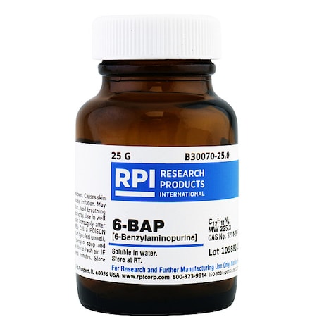 6-BAP (6-Benzylaminopurine), 25g MPN:B30070-25.0