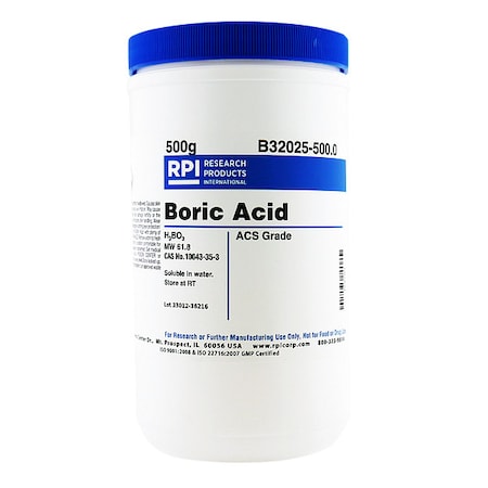 Boric Acid, ACS Grade, 500g MPN:B32025-500.0