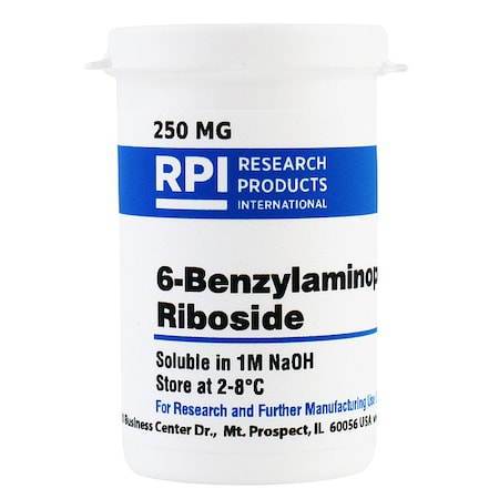 6-Benzylaminopurine Riboside, 250mg MPN:B40080-0.25