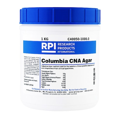 Columbia CNA Agar, 1kg MPN:C40050-1000.0