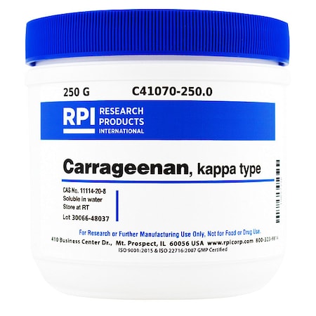 Carrageenan, Kappa Type, 250g MPN:C41070-250.0