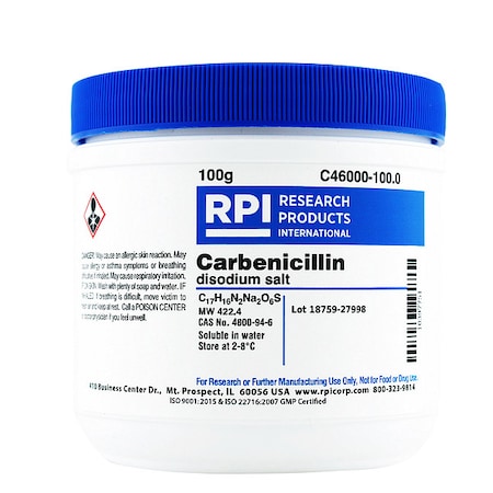 Carbenicillin, Disodium Salt, 100g MPN:C46000-100.0