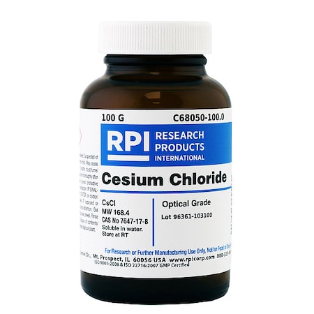 Cesium Chloride, Optical Grade, 100g MPN:C68050-100.0