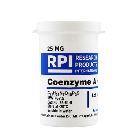 Coenzyme A, Free Acid, 25mg MPN:C70800-0.025