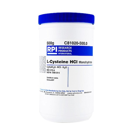 L-Cysteine HCL, Monohydrate, 500g MPN:C81020-500.0