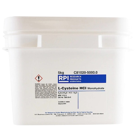 L-Cysteine HCL, Monohydrate, 5Kg MPN:C81020-5000.0