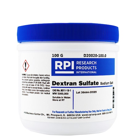 Dextran Sulfate, Sodium Salt, 100g MPN:D20020-100.0