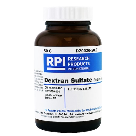 Dextran Sulfate, Sodium Salt, 50g MPN:D20020-50.0
