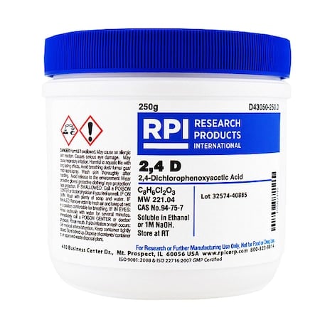 2, 4-Dichlorophenoxyacetic acid, 250g MPN:D43050-250.0