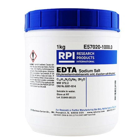 EDTA Disodium Salt, 1kg, Powder MPN:E57020-1000.0