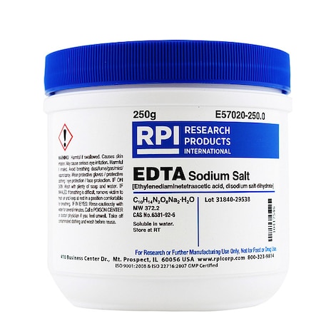 EDTA Disodium Salt, 250g, Powder MPN:E57020-250.0