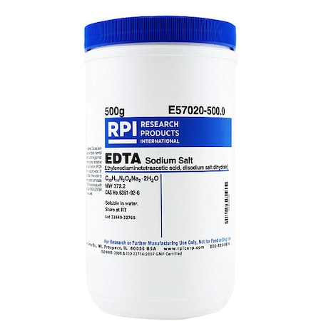 EDTA Disodium Salt, 500g, Powder MPN:E57020-500.0