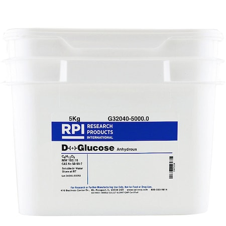 D-(+)-Glucose, Anhydrous, 5kg MPN:G32040-5000.0