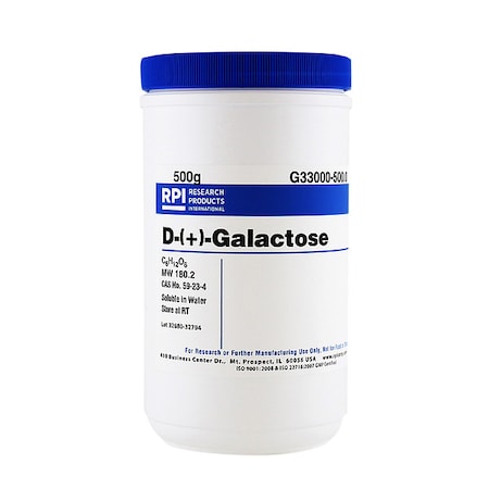 D-(+)-Galactose, 500g MPN:G33000-500.0