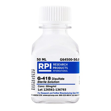 G-418 Disulfate, Solution, 50mL MPN:G64500-50.0